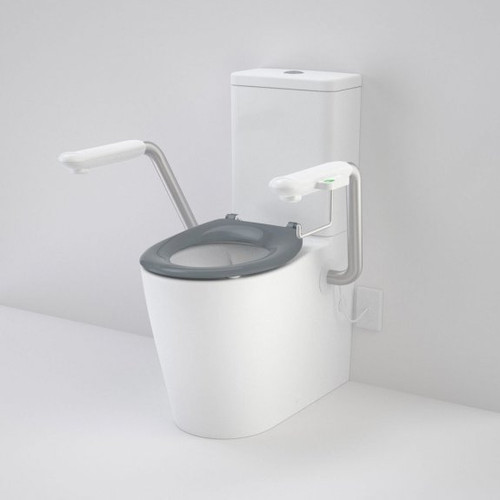 Care 660 Cleanflush Wall Faced CC Easy Height BI Suite with Nurse Call Armrests Left and Caravelle Single Flap Seat AG [191988]
