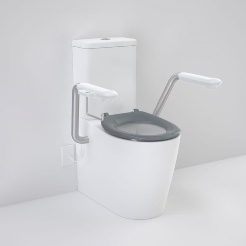 Care 660 Cleanflush Wall Faced CC Easy Height BI Suite with Nurse Call Armrests Right and Caravelle Single Flap Seat AG [191989]