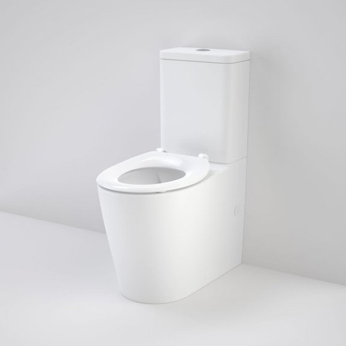 Care 660 Ambulant Cleanflush Easy Height Bottom Inlet Suite with Single Flap Seat White [191997]