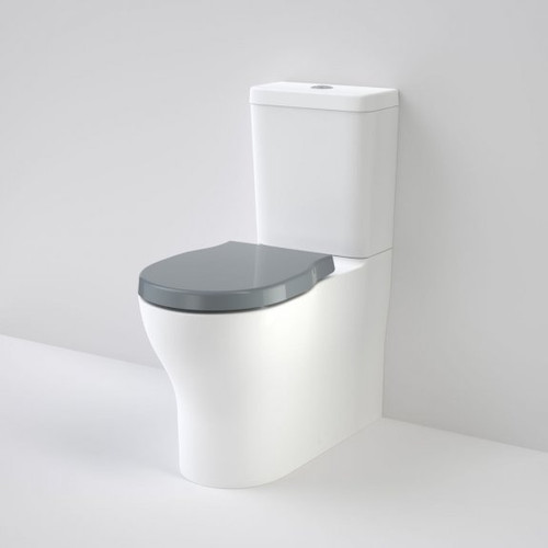 Opal Cleanflush® Easy Height Wall Faced Close Coupled Suite w/Double Flap Seat Anthracite Grey NTH 4Star [192085]