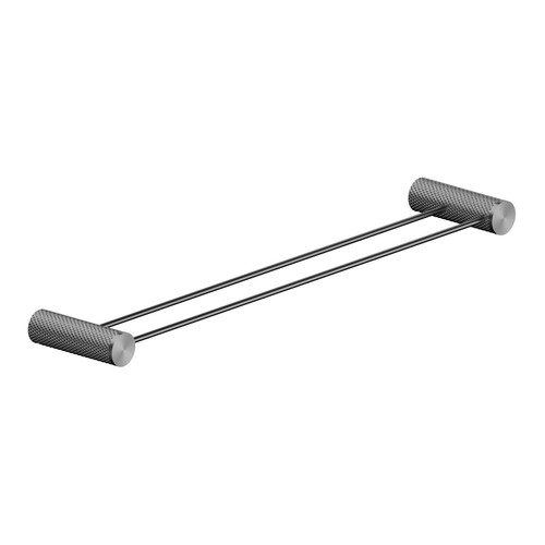 Opal Towel Rail Double 600mm Graphite [195827]