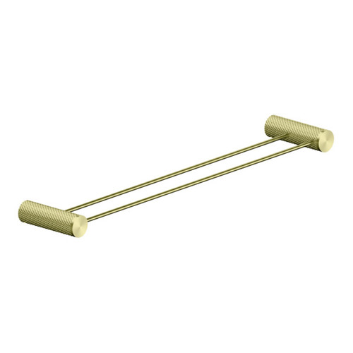 Opal Towel Rail Double 600mm Brushed Gold [195829]