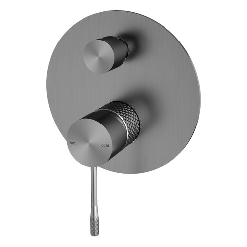 Opal Bath & Shower Diverter Mixer Graphite [195799]