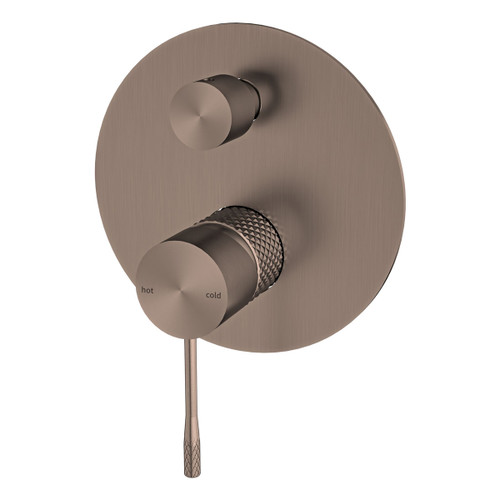 Opal Bath & Shower Diverter Mixer Brushed Bronze [195801]
