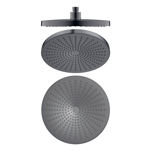 Opal Shower Head 250mm Round 3Star Graphite [195863]