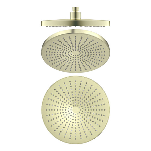 Opal Shower Head 250mm Round 3Star Brushed Gold [195864]