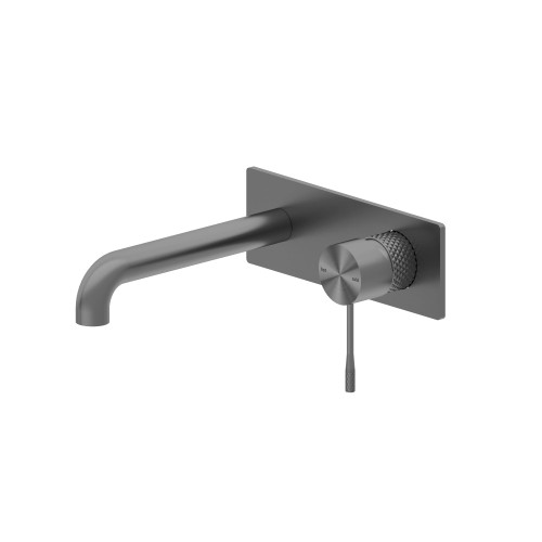 Opal Wall Bath or Basin Mixer (with Back Plate) 5Star Graphite [195787]