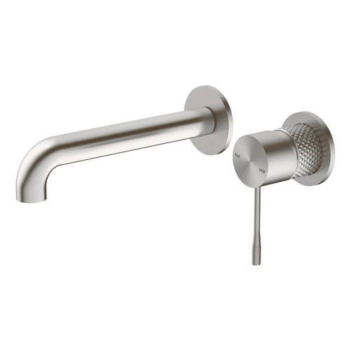 Opal Wall Bath or Basin Mixer (Separate Plate) 5Star Brushed Nickel [195790]