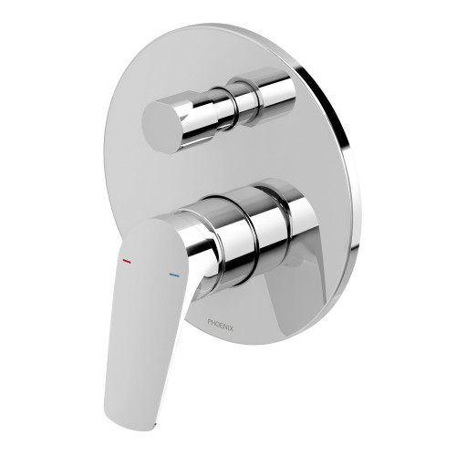 Ivy MKII Wall Bath & Shower Diverter Mixer Chrome [200863]