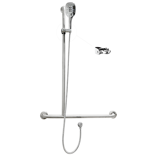 Life Assist 3 Function Grab Rail Shower Set Left Hand 3Star [198279]