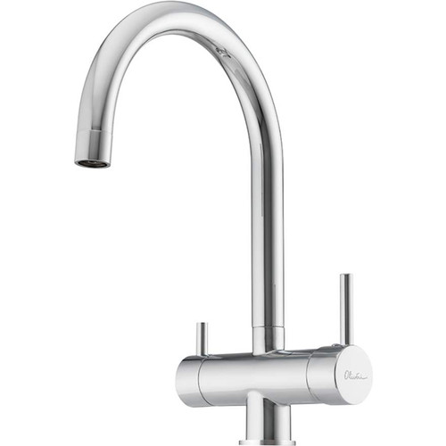 Essentials Round Gooseneck Sink Mixer 3 Way Filter Tap Chrome 4Star [154366]