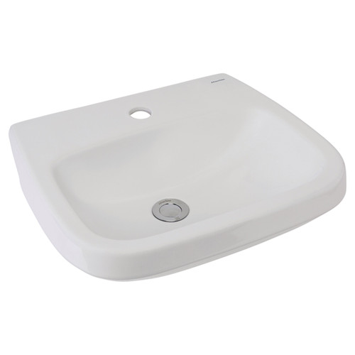 Life II Wall Basin 495 x 410 Pop Up 1 Tap Hole [198823]