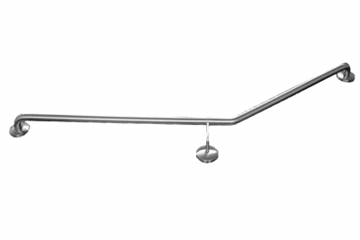 Grab Rail Angled 850x700mm (32x1.2) LHS [198577]