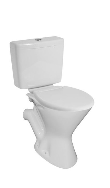 Windsor Link Toilet Suite P trap with Plastic Cistern 4Star White [198638]