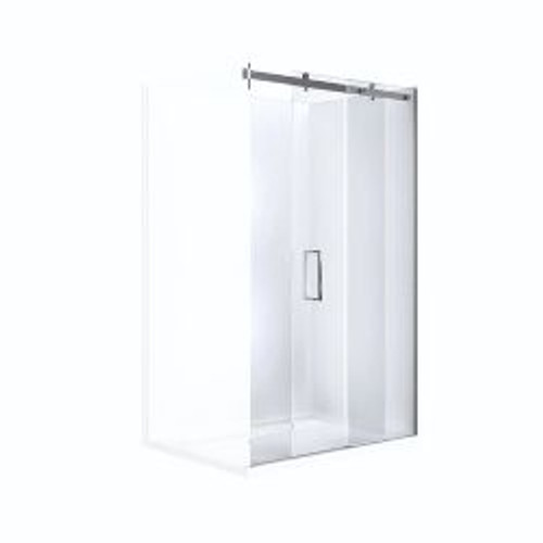 Barossa Slider Screen 1500mm Front Panel Door Only - Return to be Ordered Separately Chrome [119858]