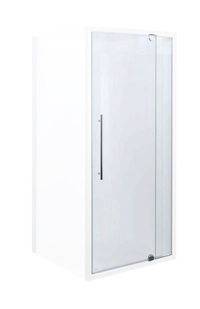 Flinders Shower Screen 1220mm Door Pane Only (Return Panel Sold Separately) Chrome [133900]