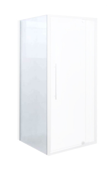 Flinders Shower Screen 820mm Return Panel (Door to be Ordered Separately) Chrome [133904]