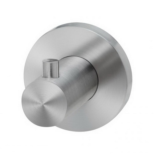 Radii Robe Hook with Round Plate Stainless Steel [199303]