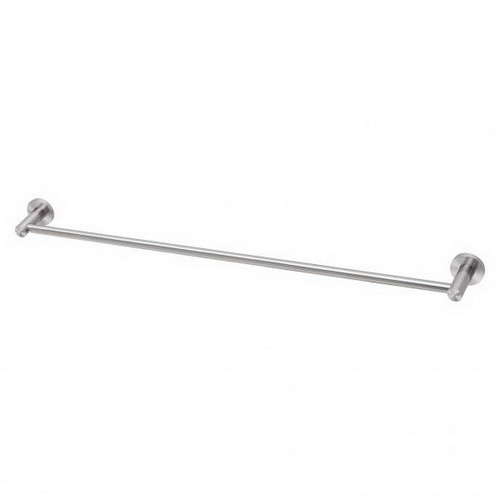 Radii Towel Rail Single 800mm Round Plate Stainless Steel [199306]