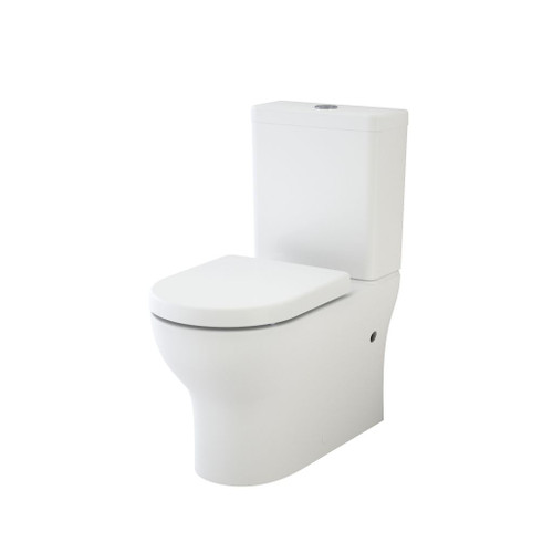 Dorado Suite Wall Faced Close Coupled Bottom Inlet w/Soft Close Seat White 4Star [136691]