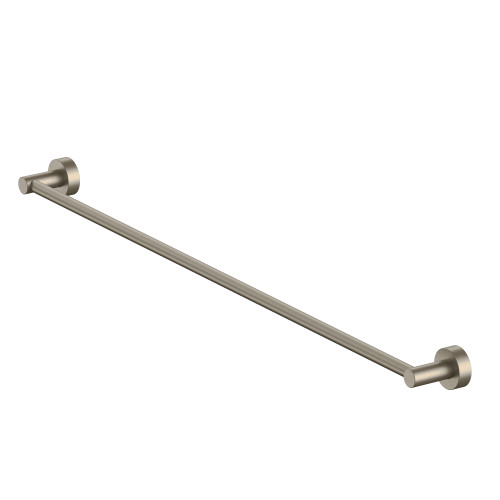 Round Towel Rail Single 900mm Brushed Nickel [192807]