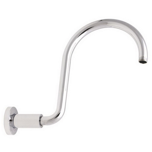 Stilo Swan Neck Wall Shower Arm Chrome (Hangsell) [194018]