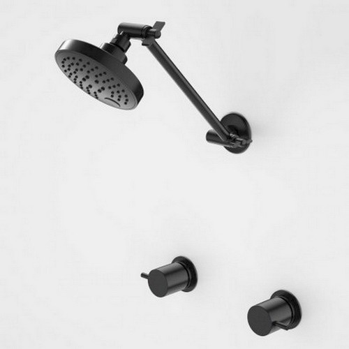 Luna Metal Lever Shower Tap Set Black 3Star [194594]