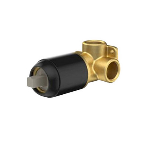 Luna Bath/ Shower Mixer Inwall Body Kit Black [194642]