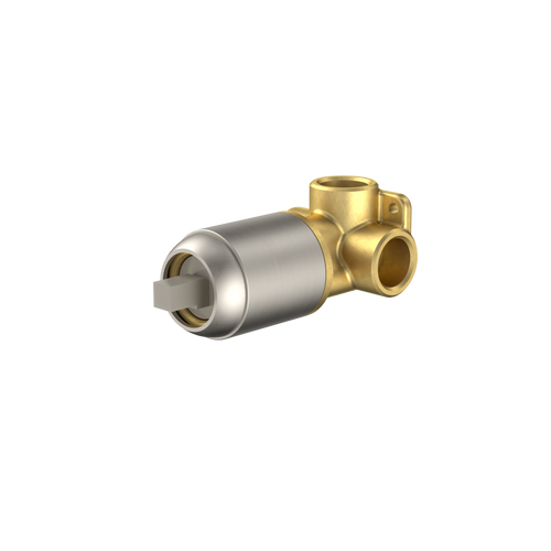 Luna Bath/ Shower Mixer Inwall Body Kit Brushed Nickel [194643]