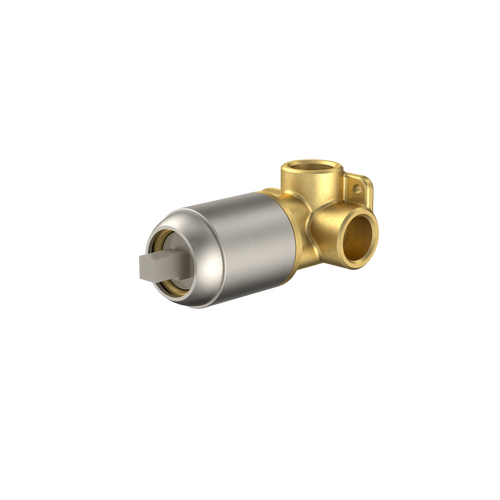 Luna Bath/ Shower Mixer Inwall Body Kit Brushed Nickel [194643]