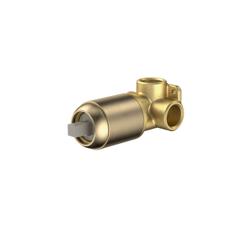 Luna Bath/ Shower Mixer Inwall Body Kit Brushed Brass [194644]