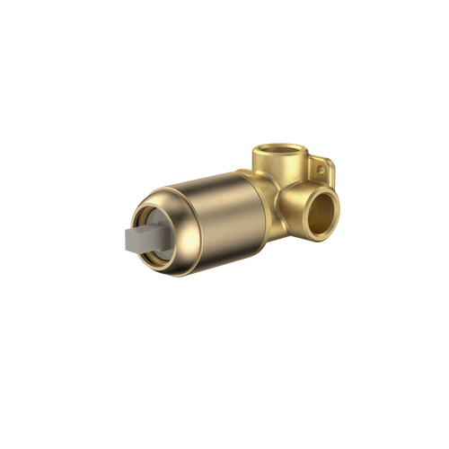Luna Bath/ Shower Mixer Inwall Body Kit Brushed Brass [194644]