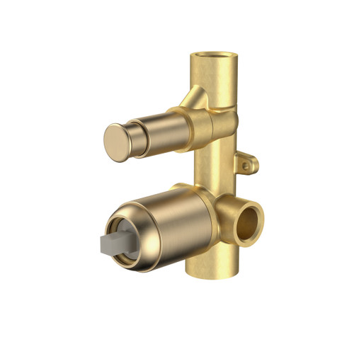 Luna Bath / Shower Mixer with Diverter Body Kit Brushed Brass [194650]