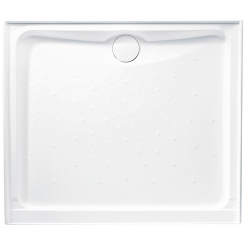 Shower Base Polymarble Evo Rear Outlet 1220 x 900mm Right Hand Ret A/Slip White [198613]