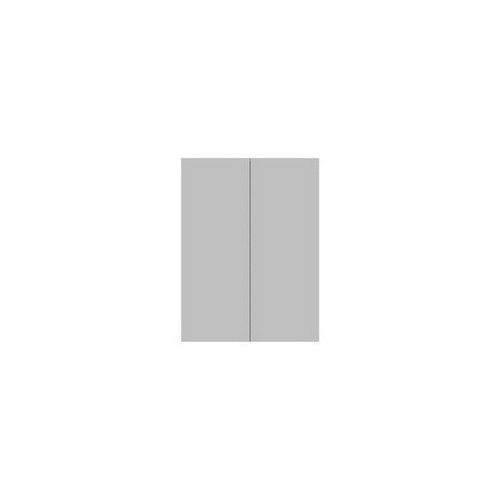 Gloss Silk Mirror Shaving Cabinet Bay 800mm x 600mm 2 Door [121523]