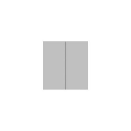 Gloss Silk Mirror Shaving Cabinet Bay 800mm x 750mm 2 Door [121525]