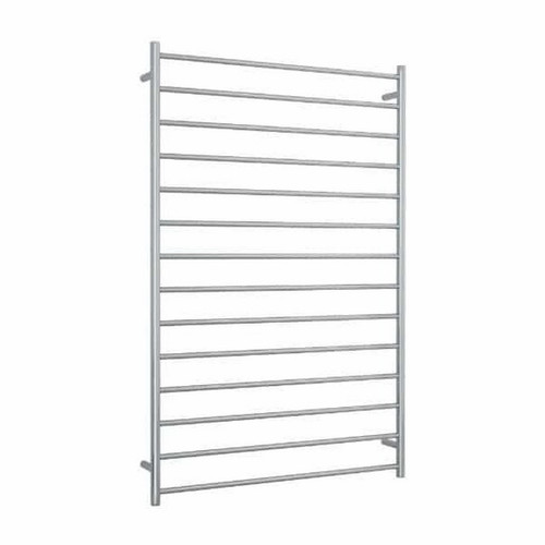 Thermogroup Thermorail Straight Round Heated Towel Ladder 244W 14 Bar 1000 x 1500mm Polished Stainless Steel [141901]