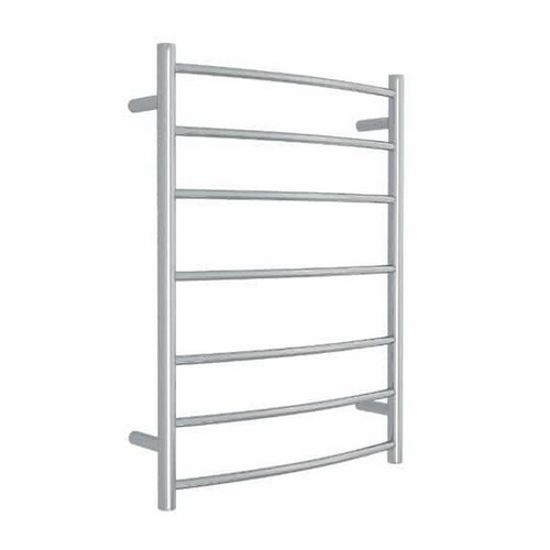 Thermogroup Thermorail Curved Round Heated Towel Ladder 80W 7 Bar 600 x 800mm Polished Stainless Steel [141904]