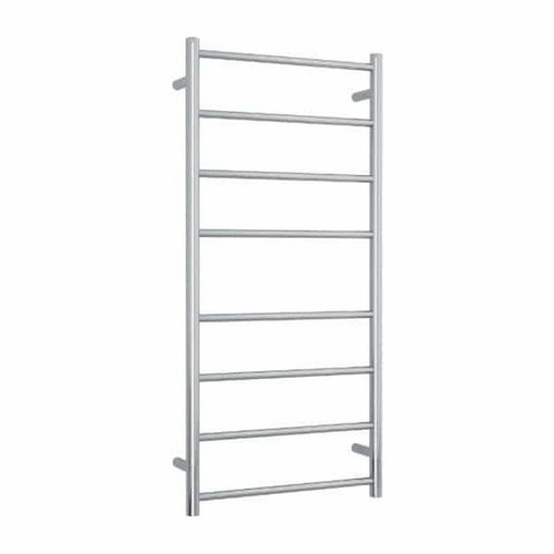 Thermogroup Thermorail Straight Round Heated Towel Ladder 80W 8 Bar 530 x 1120mm Polished Stainless Steel [141908]