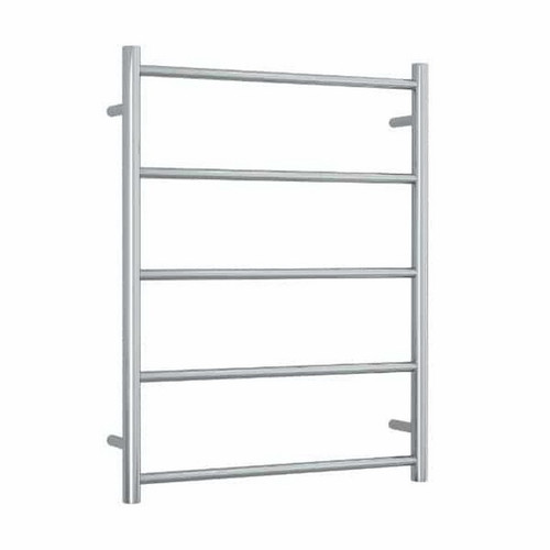 Thermogroup Thermorail Non Heated Straight Round Towel Ladder 5 Bar 630 x 800mm Polished Stainless Steel [141909]