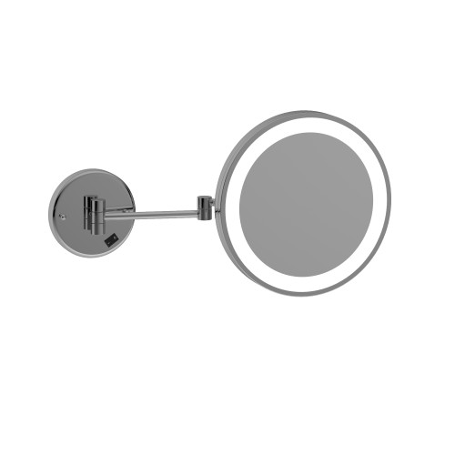 Ablaze Round Lit 3x Magnification Mirror with LED Light Chrome [129569]