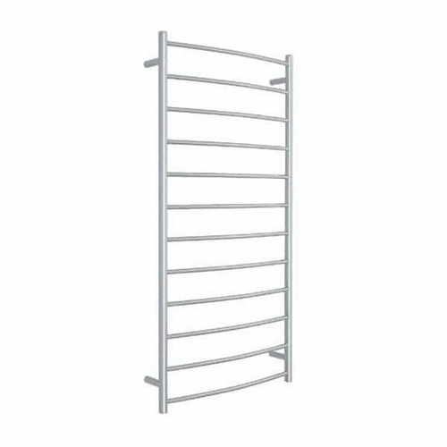 Thermogroup Thermorail Curved Round Heated Towel Ladder 153W 12 Bar 700 x 1400mm Polished Stainless Steel [129586]