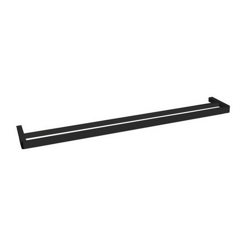 Brooklyn Double Towel Rail 900mm Matte Black [155013]