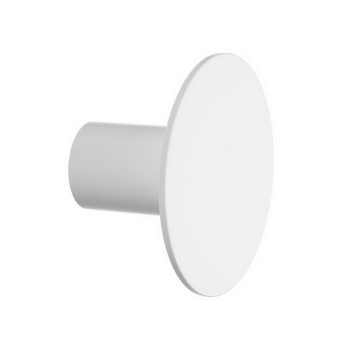 Round Wall Hook Matte White [156466]