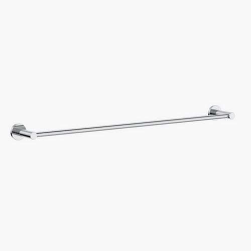 Round Single Towel Rail 600mm Chrome [156487]