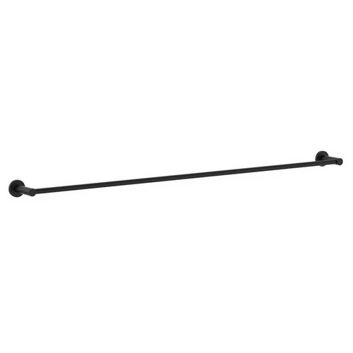 Round Single Towel Rail 900mm Matte Black [156488]