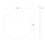Round Polished Edge Mirror 900mm x 900mm [156644]