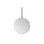 Stella Round Mirror 700 x 700mm Matte Black with Adjustable Rail [166307]