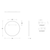 Alora Round Mirror 700mm Matte Black [166309]