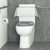 Backrest Suit Care Wall Mount Toilet Satin Stainless Steel [167857]